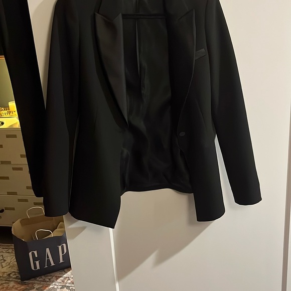 Zara Women's Black Tuxedo Jacket + Pants - Picture 7 of 7